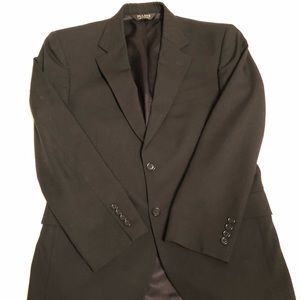 Jos a bank black wool blazer 35s